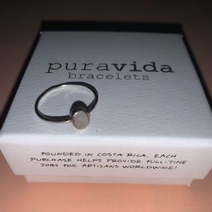 Pura Vida OVAL ROSE QUARTZ RING